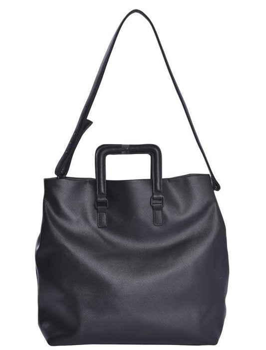PU Leather Women Tote handbags Black - Obeezi.com
