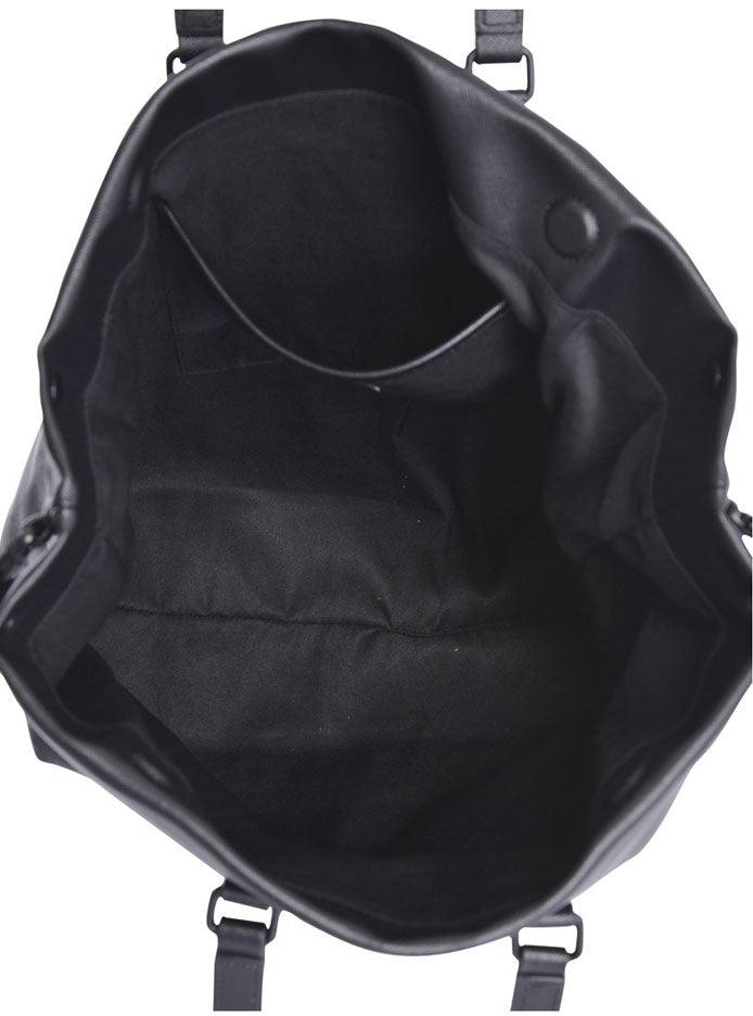 PU Leather Women Tote handbags Black - Obeezi.com