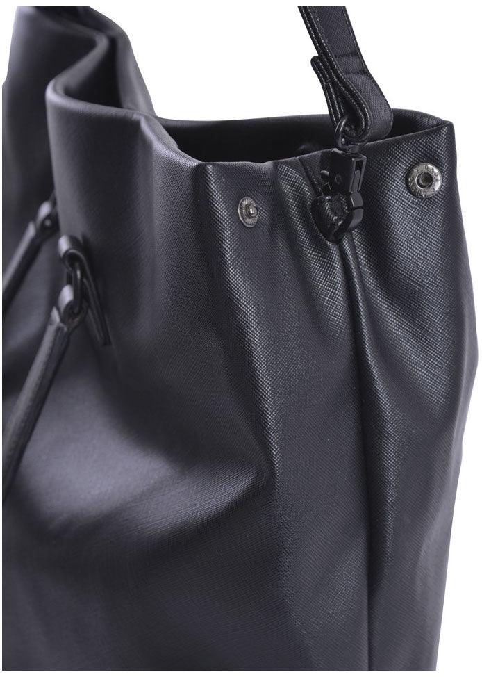 PU Leather Women Tote handbags Black - Obeezi.com