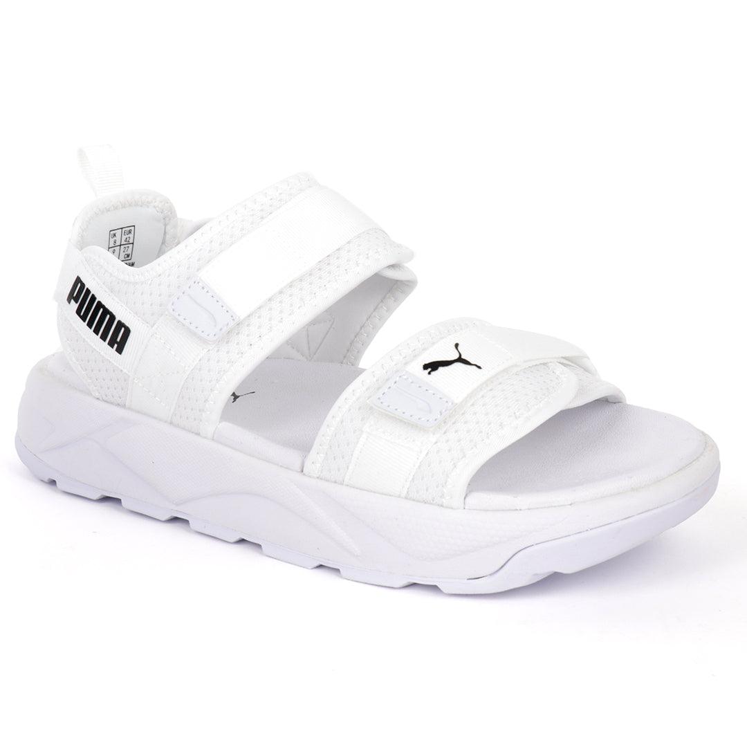 PU Rs Future Rider Sandals Iri Full White Designed - Obeezi.com