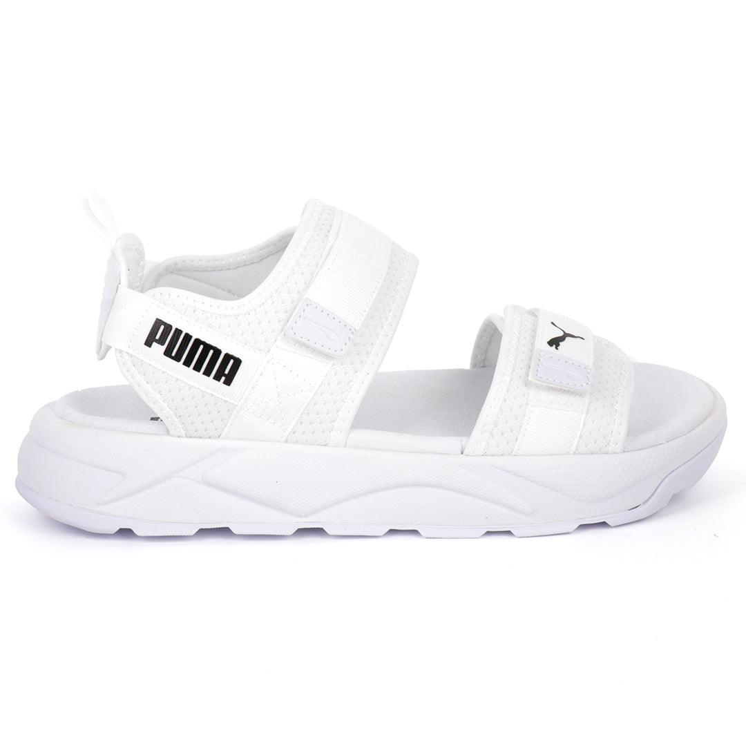 PU Rs Future Rider Sandals Iri Full White Designed - Obeezi.com
