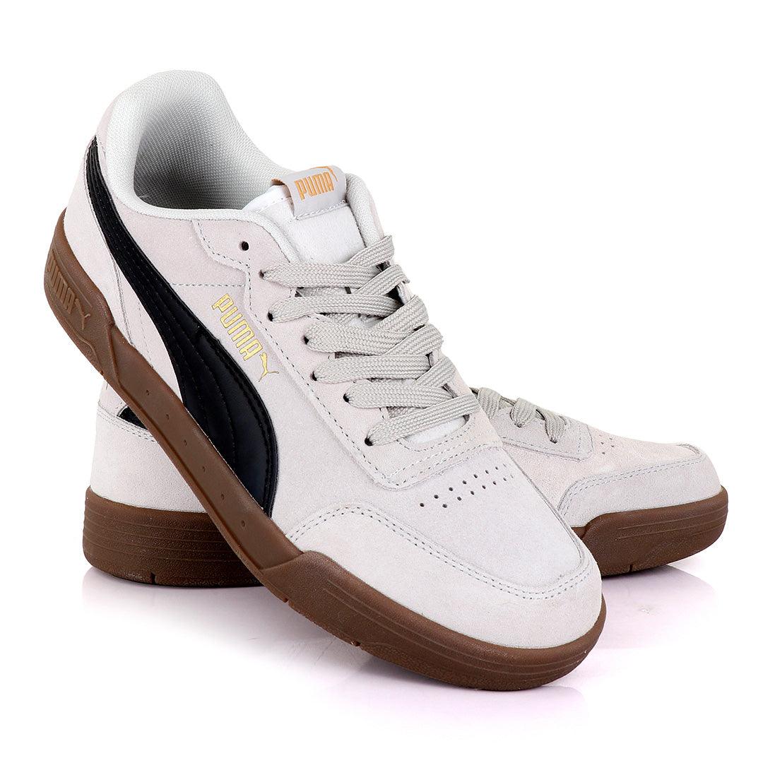 Puma Classic Rs x Toys Milk and Black Strap Sneakers - Obeezi