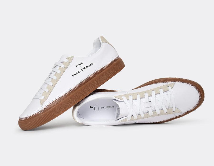 PUMA CLYDE STITCHED HAN KJOBENHAVN WHITE SNEAKER - Obeezi