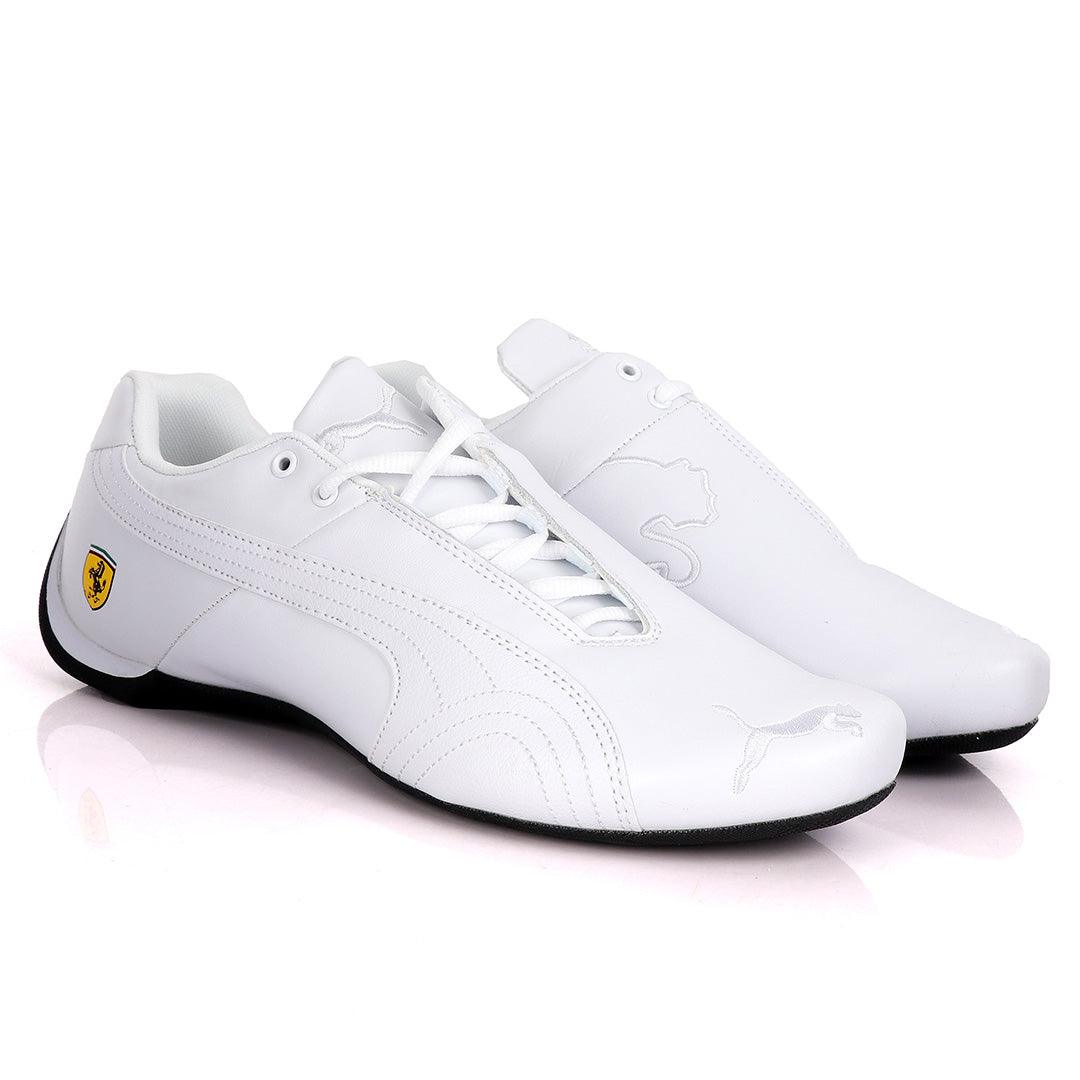 Puma Ferrari Future Cat Leather-White - Obeezi