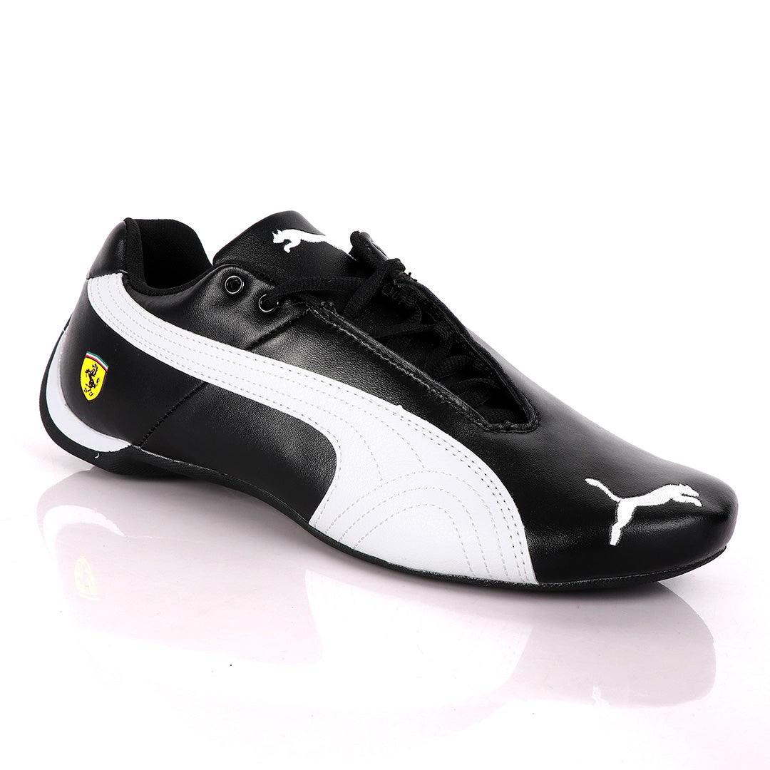 Puma Future Super Cat Leather Sneakers -Black - Obeezi