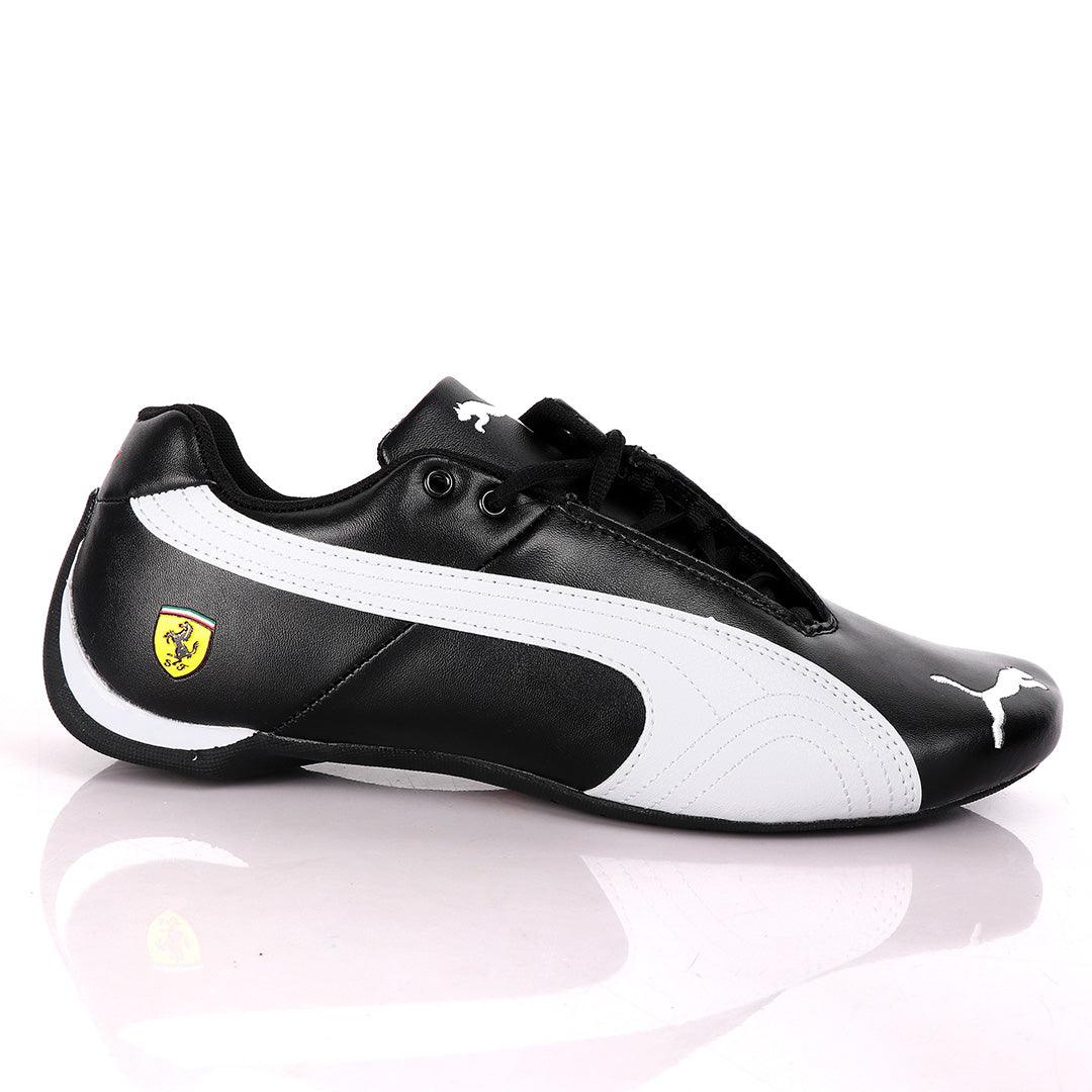Puma Future Super Cat Leather Sneakers -Black - Obeezi