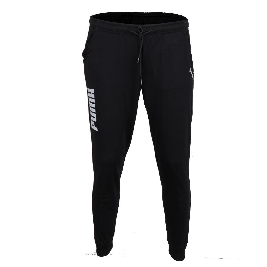 Puma Men's Comfortable Cotton Sweatpants- Black - Obeezi.com