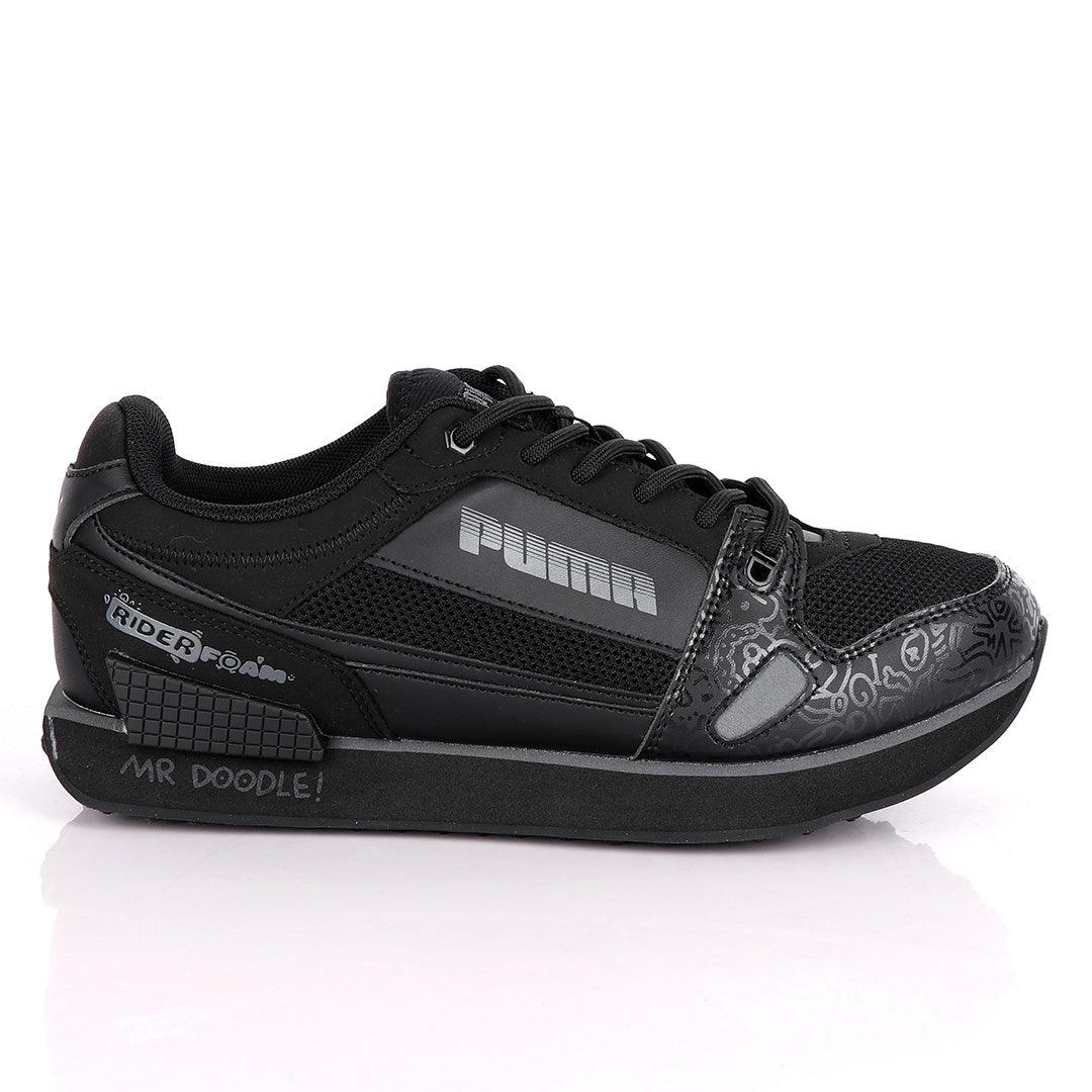 Puma Mr Doogle Rider Sneaker-Black - Obeezi