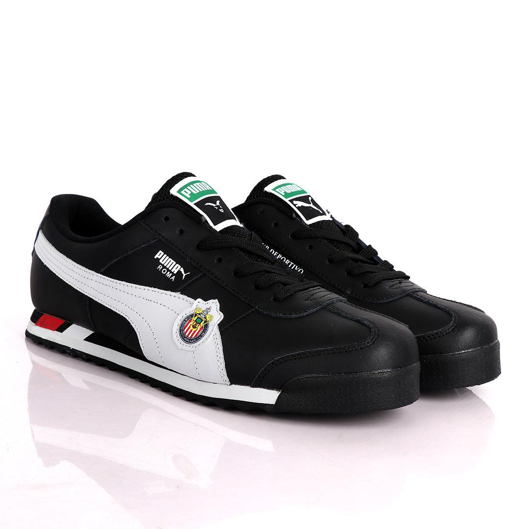 Puma Roma Club Deportivo Guadalajara Black-White Sneakers - Obeezi