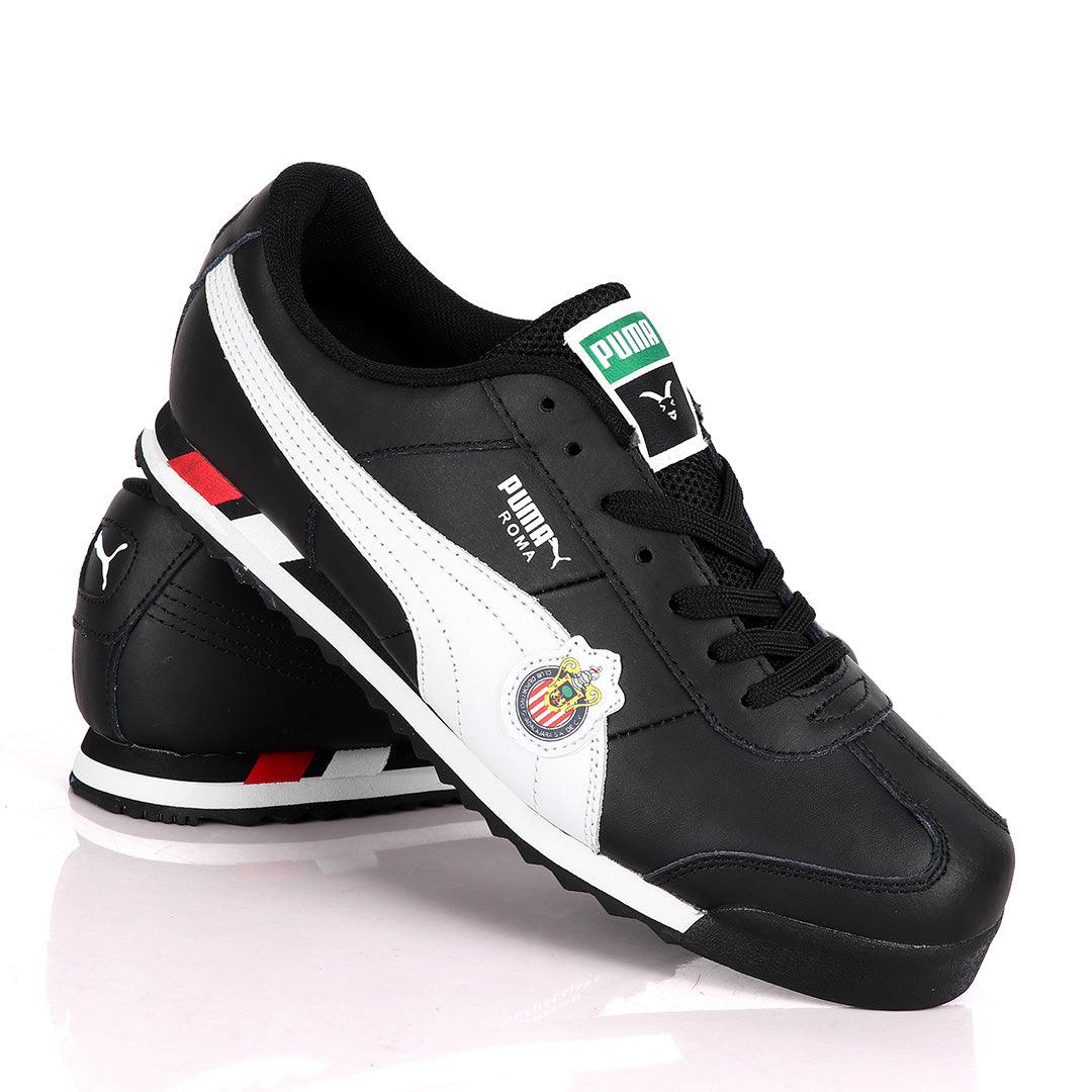 Puma Roma Club Deportivo Guadalajara Black-White Sneakers - Obeezi