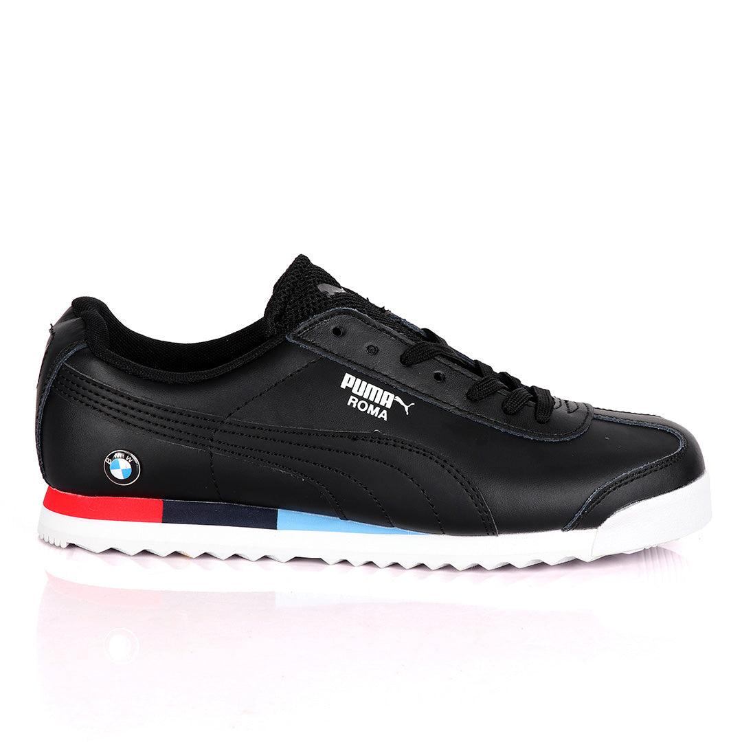 Puma Roma Motor Sport Black Sneakers - Obeezi