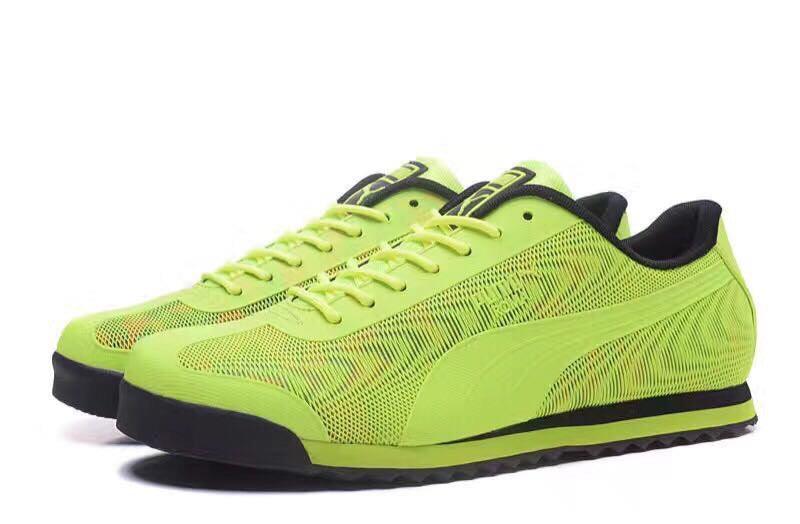 Puma Roma TK Graphic Lemon Green Sneaker - Obeezi