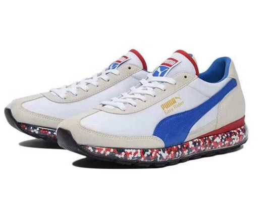 Puma Unisex Jamming Easy Rider Sneaker White Blue - Obeezi