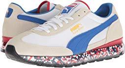 Puma Unisex Jamming Easy Rider Sneaker White Blue - Obeezi