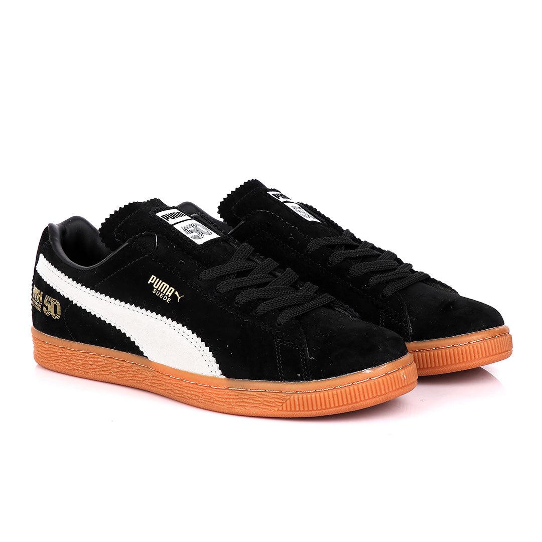 Puma x Michael Lau Suede Classic Black and White - Obeezi