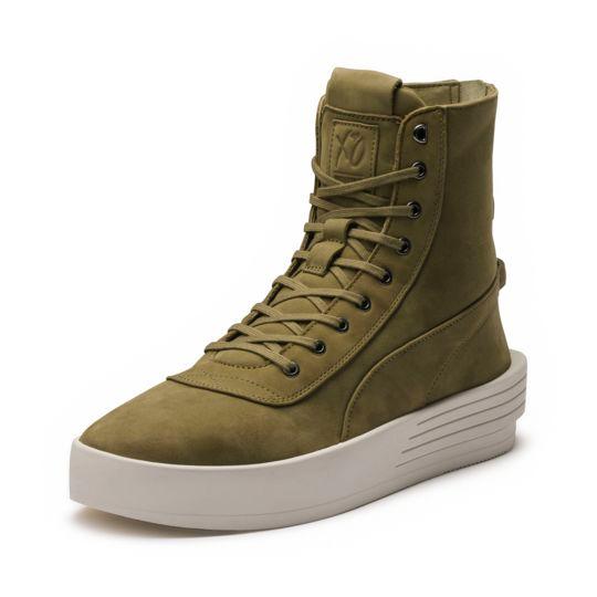 Puma XO Parallel Leather Boot Sneaker Olive Green - Obeezi