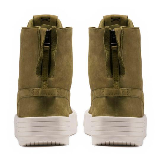 Puma XO Parallel Leather Boot Sneaker Olive Green - Obeezi