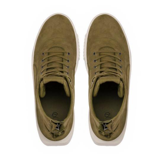 Puma XO Parallel Leather Boot Sneaker Olive Green - Obeezi