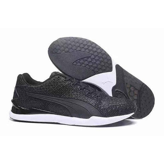 Puma XS500 TK Ultra Graphic Limestone Black White Sneakers - Obeezi