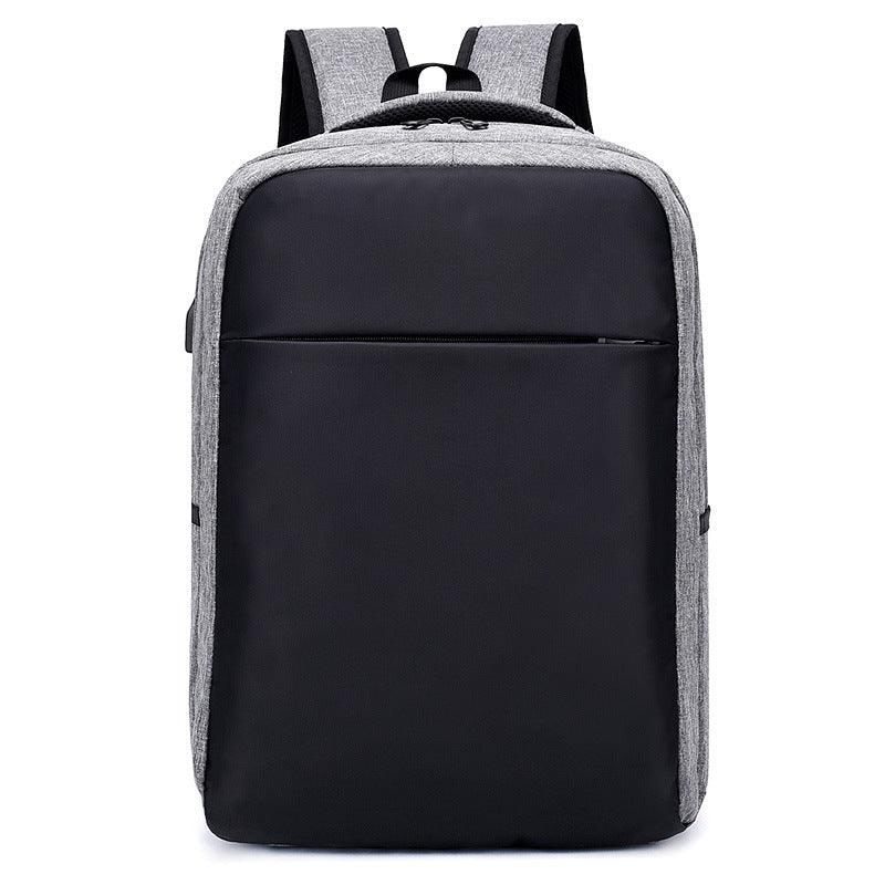 Quality Multipurpose BackPack With Breathable Back And USB Charging Port- Black/Ash - Obeezi.com