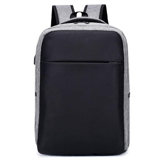 Quality Multipurpose BackPack With Breathable Back And USB Charging Port- Black/Ash - Obeezi.com