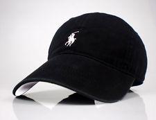 R L Embroidery Small Pony Classic Baseball Cap Black - Obeezi.com