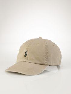 R L Signature Pony Classic Khaki Cap-Biege - Obeezi.com