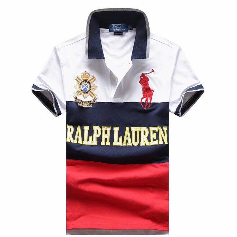 Ralph Lauren Flag IV Red White Nvyblue T-Shirt - Obeezi