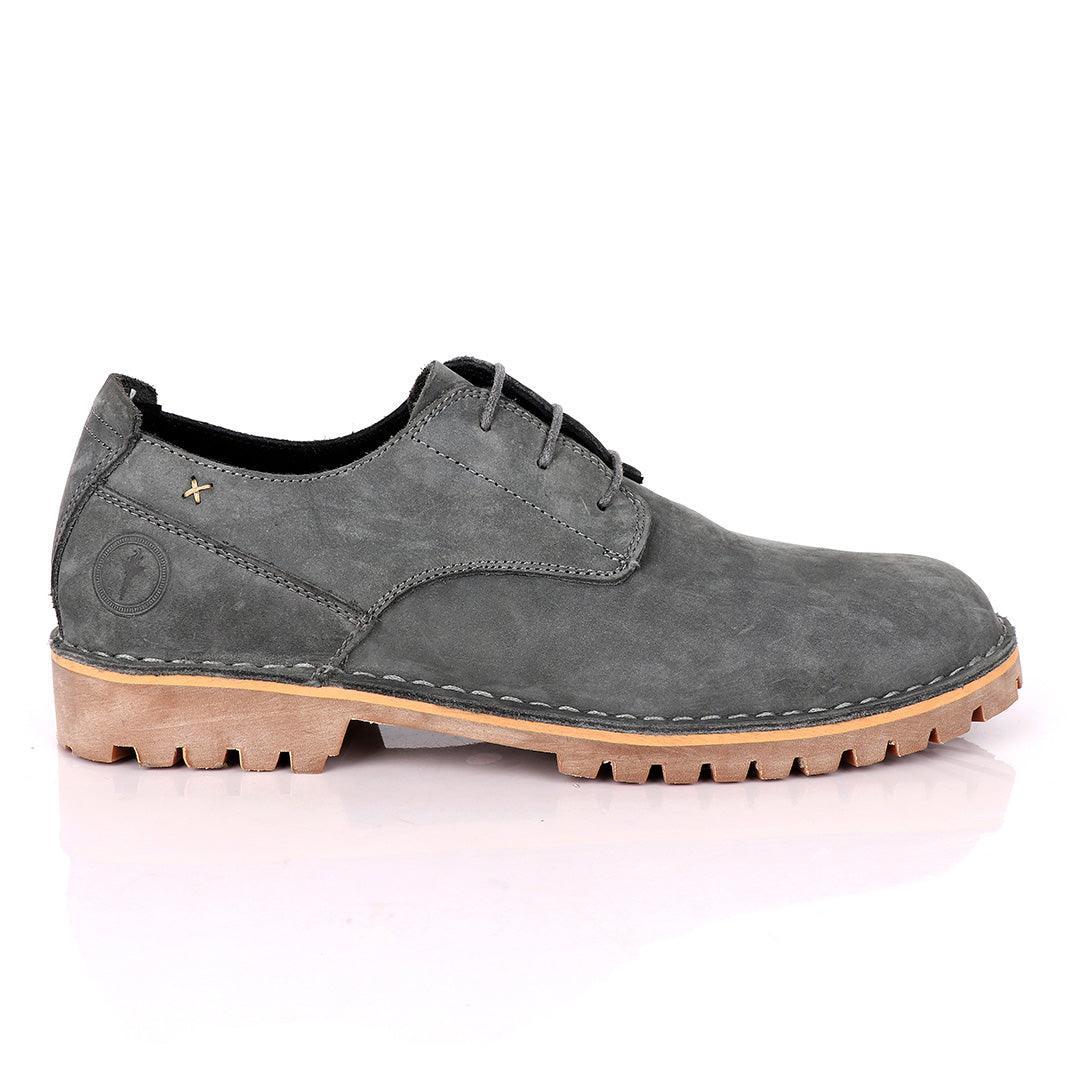 Ralphomme Caterpillar Rugged Grey Men's Lace Up Shoe - Obeezi