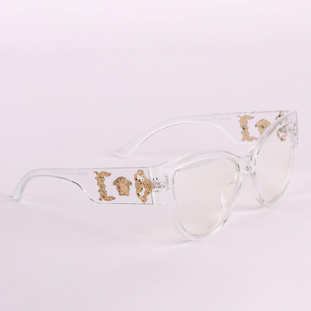 Rare Gianni Versace Medusa Crystal Transparent Glasses - Obeezi.com