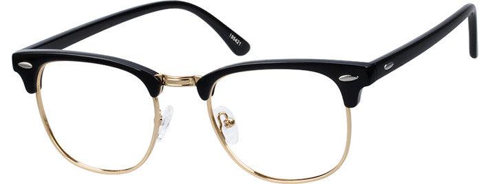 Ray-Ban 0RX5154-Clubmaster Optics Black and Gold OPTICAL - Obeezi.com