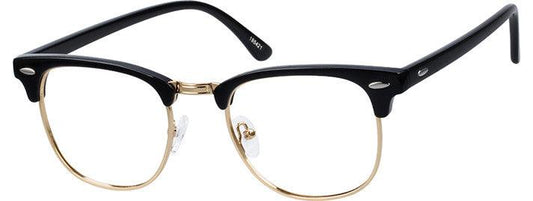 Ray-Ban 0RX5154-Clubmaster Optics Black and Gold OPTICAL - Obeezi.com
