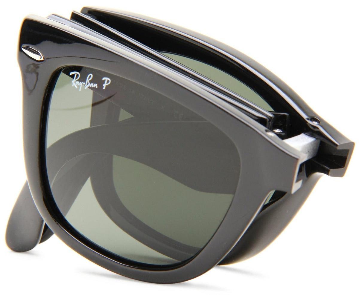 Ray Ban Black Folding Wayfarer Polarized - Obeezi.com