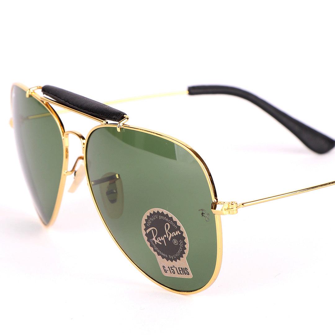 Ray-Ban Classic Aviator G-15 Green Lens Sunglasses - Obeezi.com