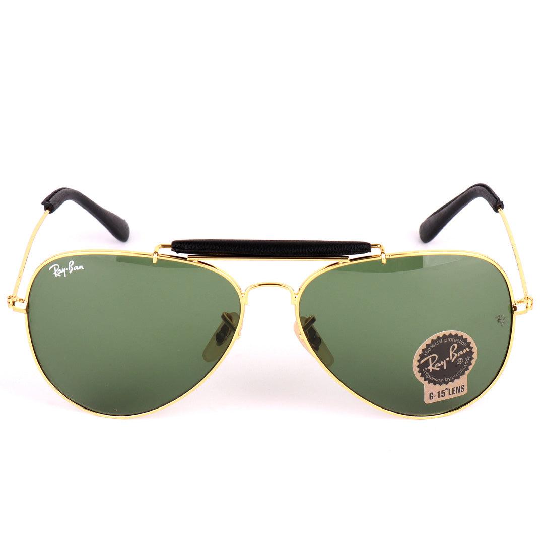 Ray-Ban Classic Aviator G-15 Green Lens Sunglasses - Obeezi.com