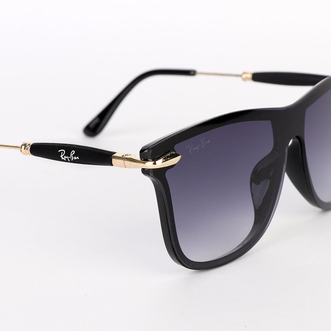 Ray-Ban Exquisite Black And Gold Hand Sunglasses - Obeezi.com