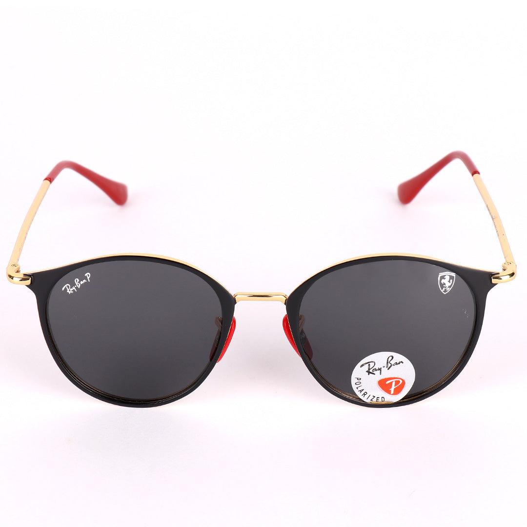 Ray-Ban Ferrari Designed Red And Gold Metal With Polarized Lens Sunglasses - Obeezi.com