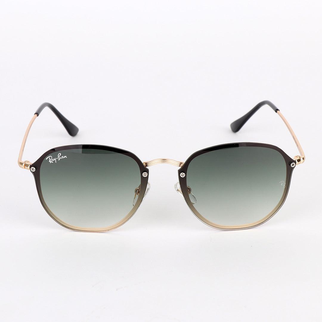 Ray-Ban Luxury Round Frame Gold Metal Hand Sunglasses - Obeezi.com