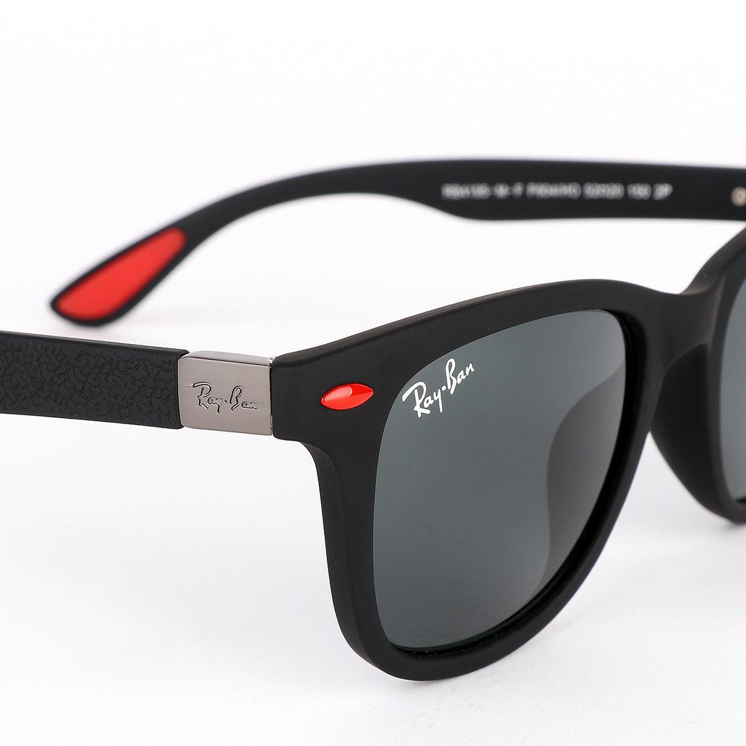 Ray-Ban Uv Protection Black And Red Sunglasses - Obeezi.com