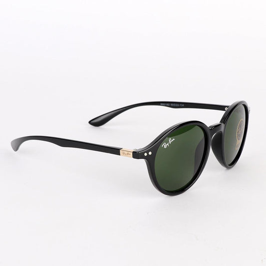 Ray-Ban Wayfarer Round-frame acetate Black sunglasses - Obeezi.com