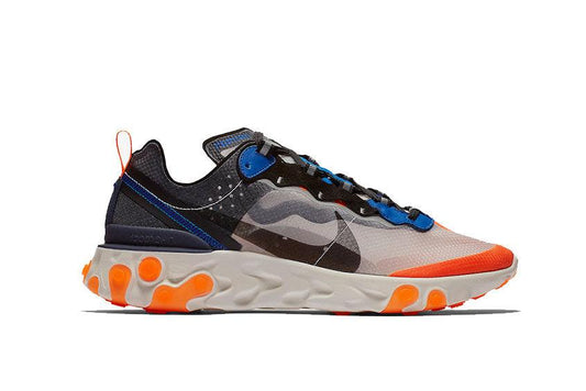 React Element '87 Blue Orange Men's Training Running Shoe - Obeezi