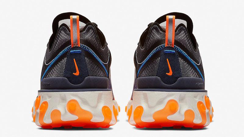 React Element '87 Blue Orange Men's Training Running Shoe - Obeezi