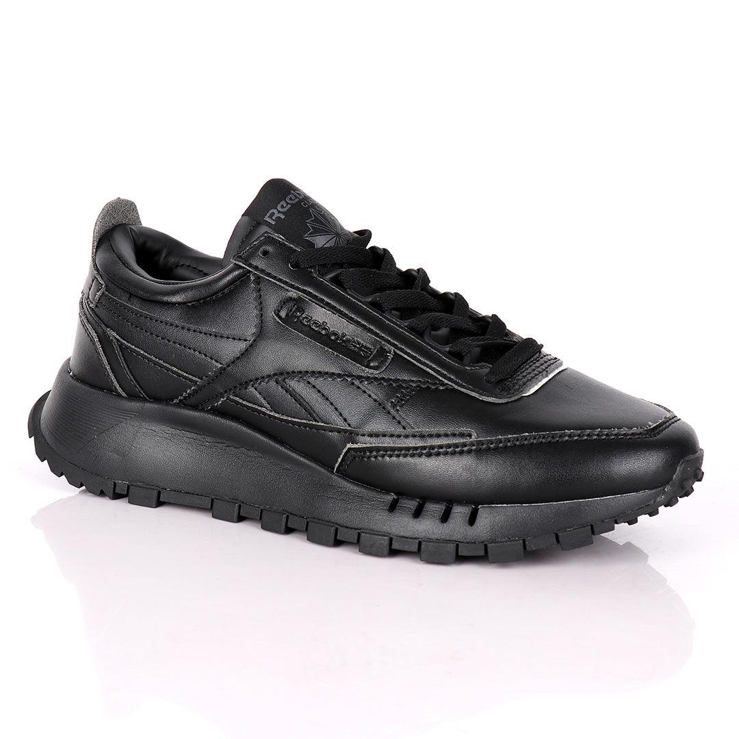 Reebok Classic Leather Black Sneakers - Obeezi.com