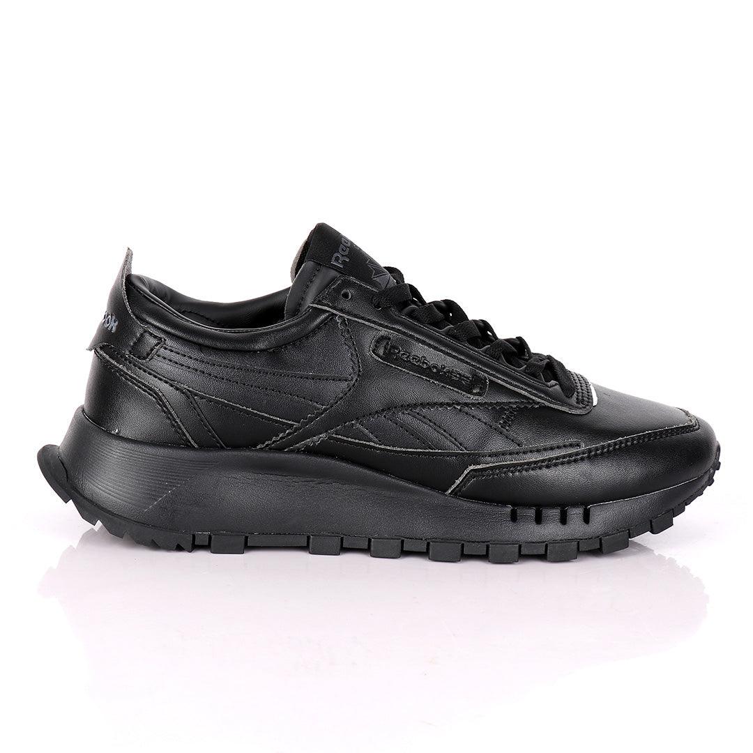 Reebok Classic Leather Black Sneakers - Obeezi.com