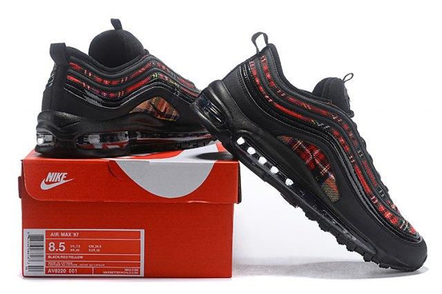 Reliab Max 97 SE Tartan Black/Red-Training Shoe Sneaker - Obeezi