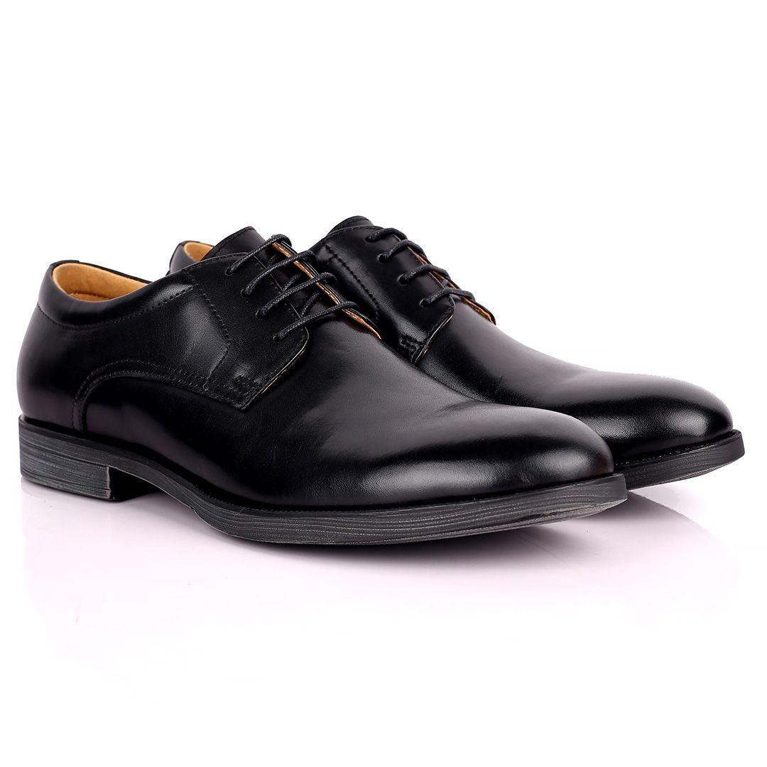 Rena Dulbecc Black Lace up Formal Superlative Shoe - Obeezi.com