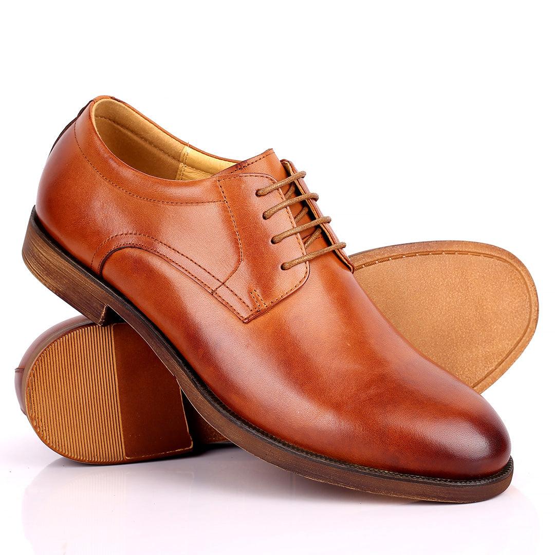 Rena Dulbecc Lace up Formal Superlative Shoe - Brown - Obeezi.com