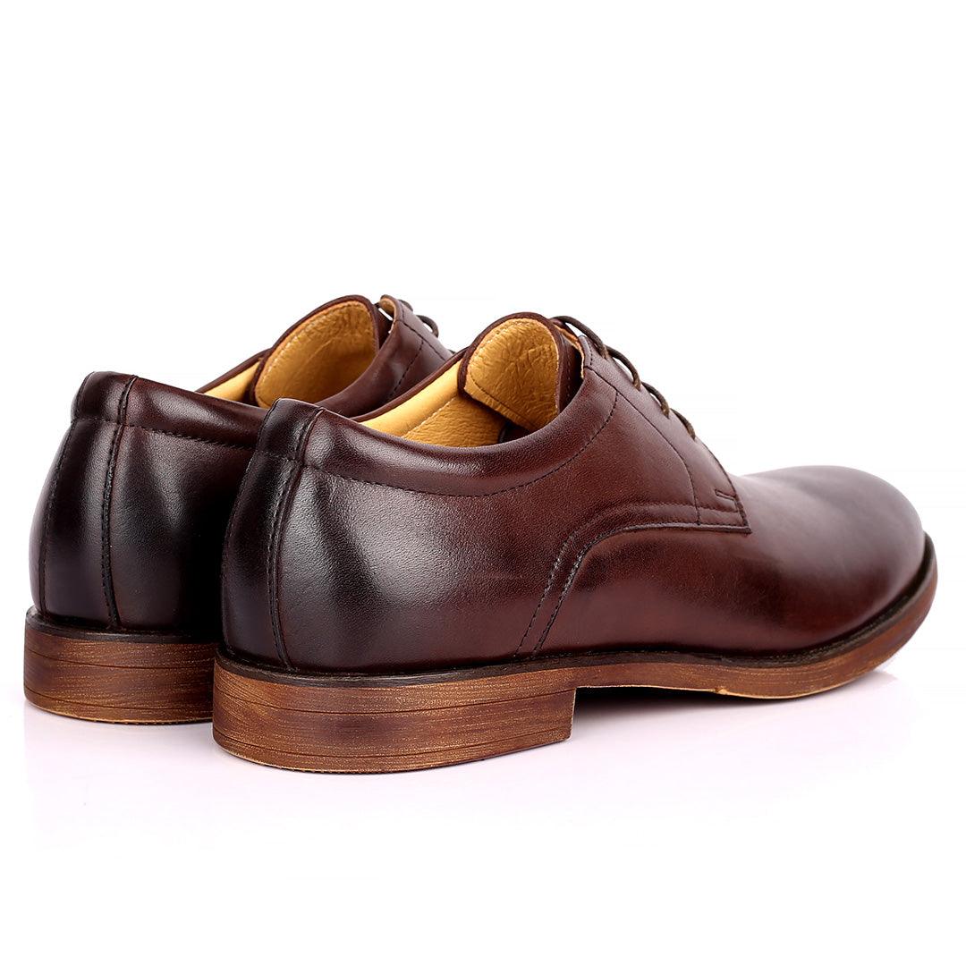 Rena Dulbecc Lace up Formal Superlative Shoe - Coffee - Obeezi.com