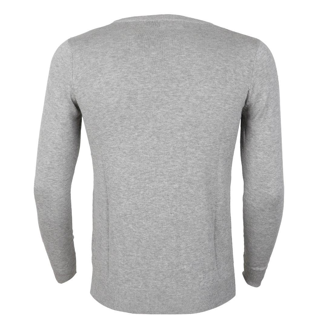 RL Classic Small Pony Ash V Neck Cardigan - Obeezi