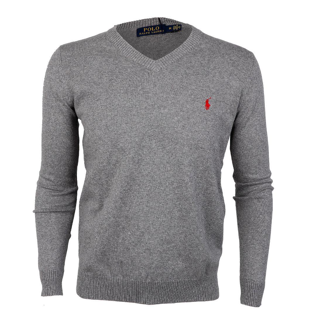 RL Classic Small Pony Grey Cardigan - Obeezi